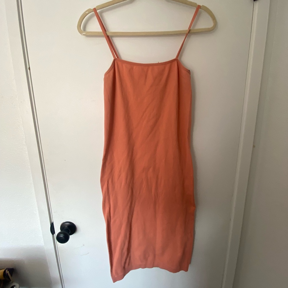 Coral BodyCon Dress